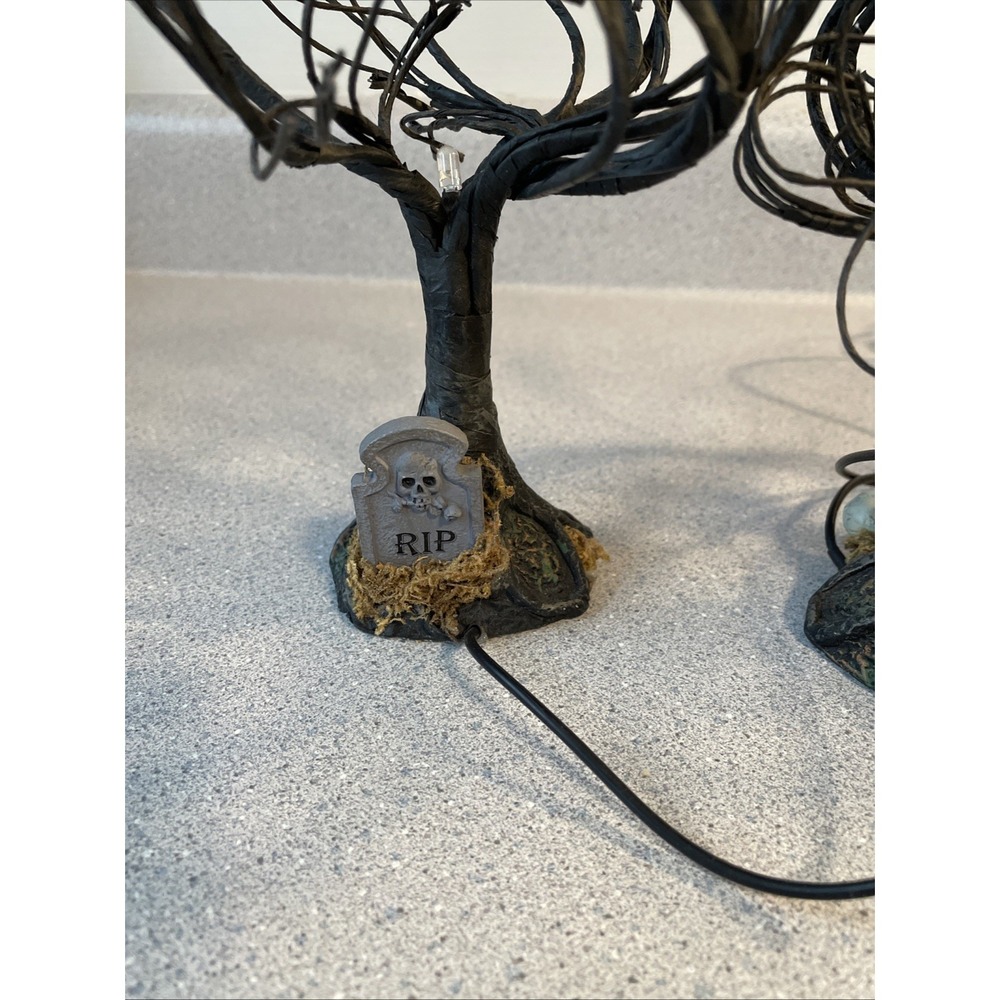 Dept. 56 Halloween Haunted Sounds Lit Trees Halloween Village Accessories - Picture 2 of 16
